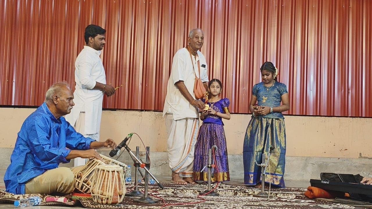 Students performing