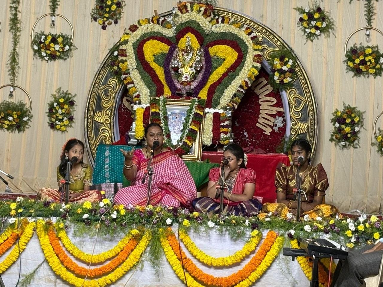 Decorated mandapam